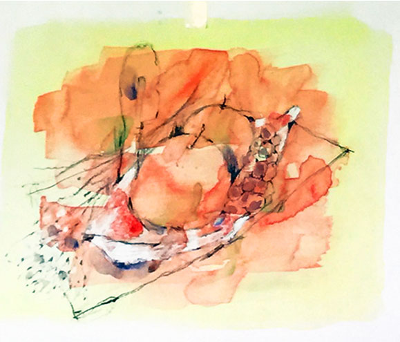 猫 色鉛筆デッサン