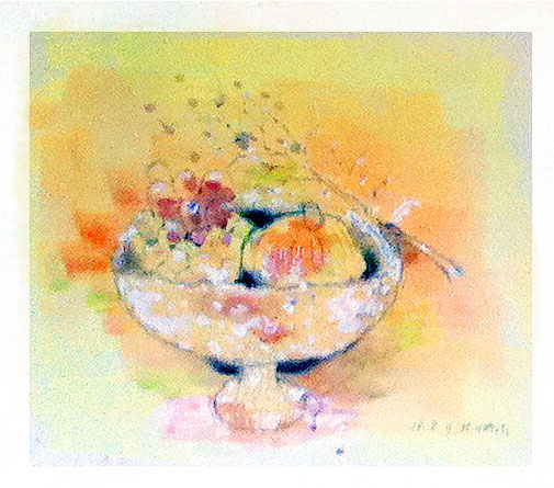 猫 色鉛筆デッサン